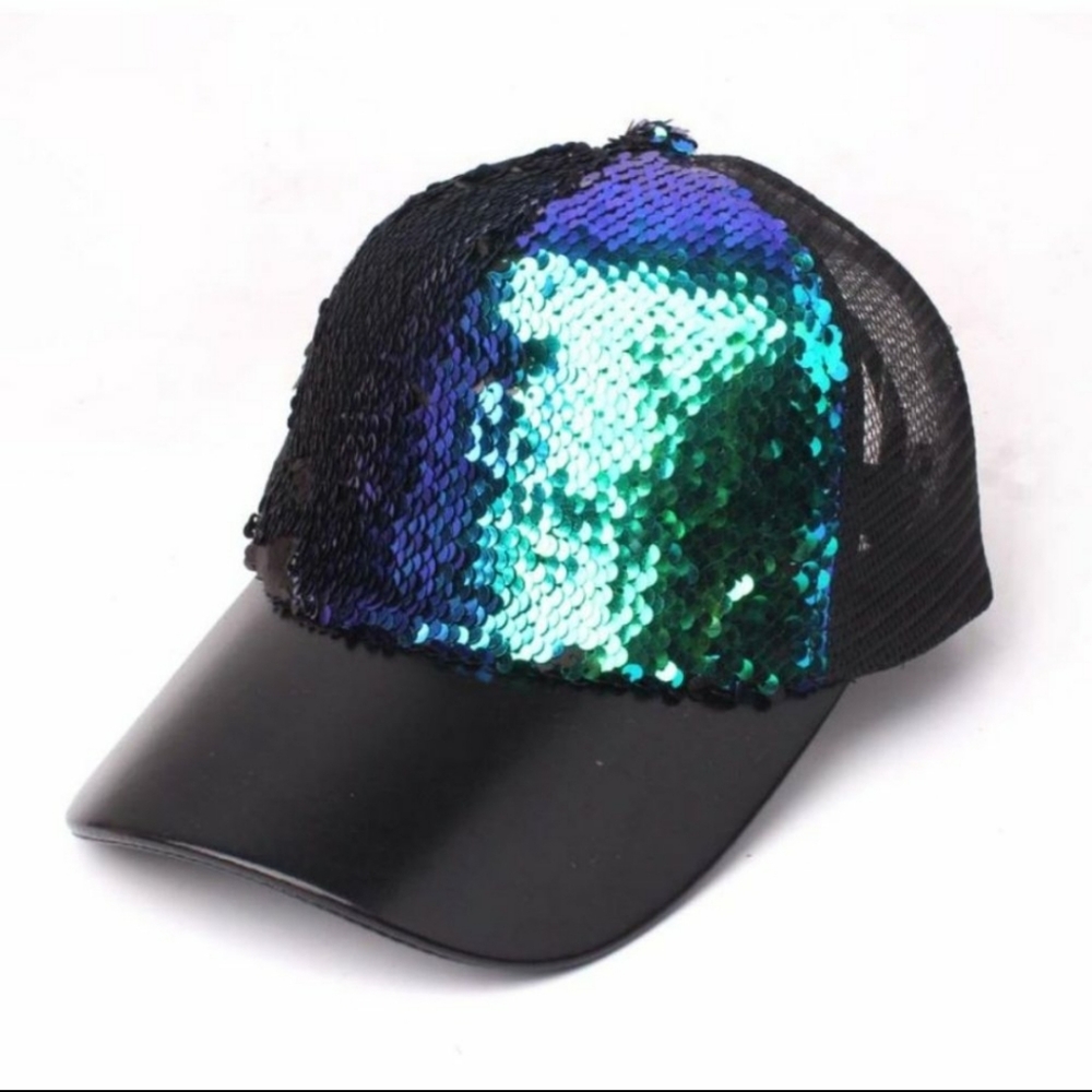 Sequin Glitter Baseball Cap - Picture 2 of 2